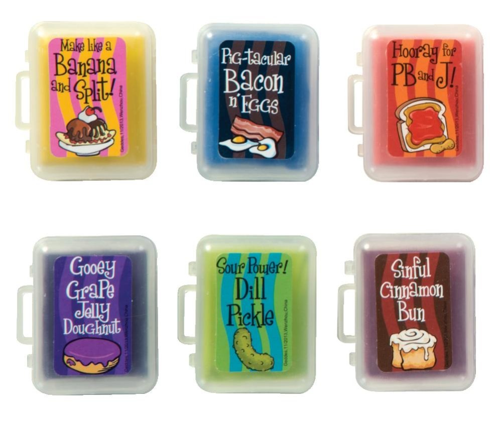 Pack of 36 Scented Doo Wop Kneaded Erasers