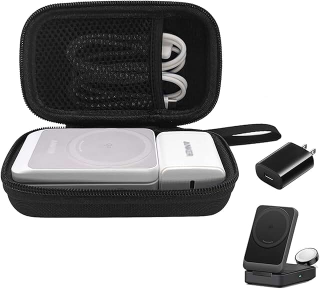 Jet Black Case for 3-in-1 Charging Station