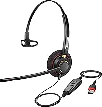 Two USB headsets with microphones for PC and laptop
