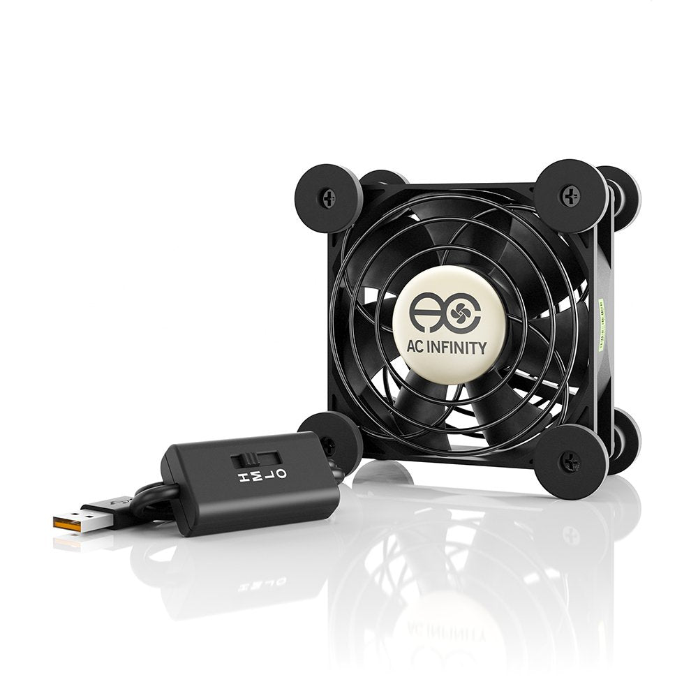 MULTIFAN S1, Quiet 80mm USB Fan, UL- for Receiver DVR Playstation Xbox Computer Cabinet Cooling