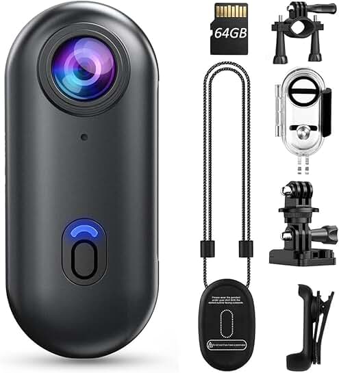 POV 4K Wearable Thumb Camera for Sports and Travel