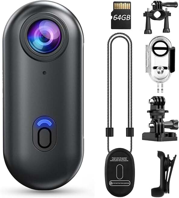 POV 4K Wearable Thumb Camera for Sports and Travel