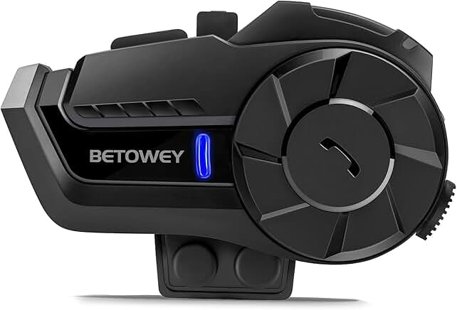 Wireless Motorcycle Helmet Bluetooth Headset with Noise Cancellation
