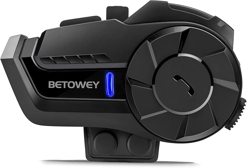 Wireless Motorcycle Helmet Bluetooth Headset with Noise Cancellation