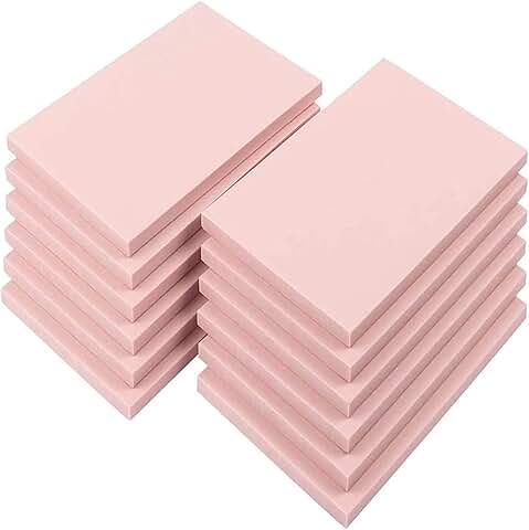 12-Piece Pink Rubber Carving Block Kit