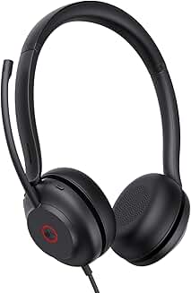 Wired USB Headset with Noise Cancelling Microphone