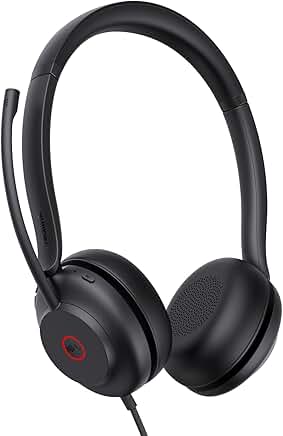 Wired USB Headset with Noise Cancelling Microphone