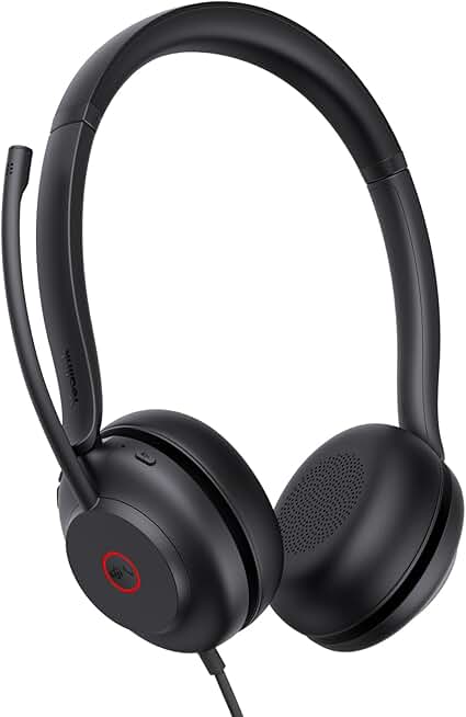 Wired USB Headset with Noise Cancelling Microphone