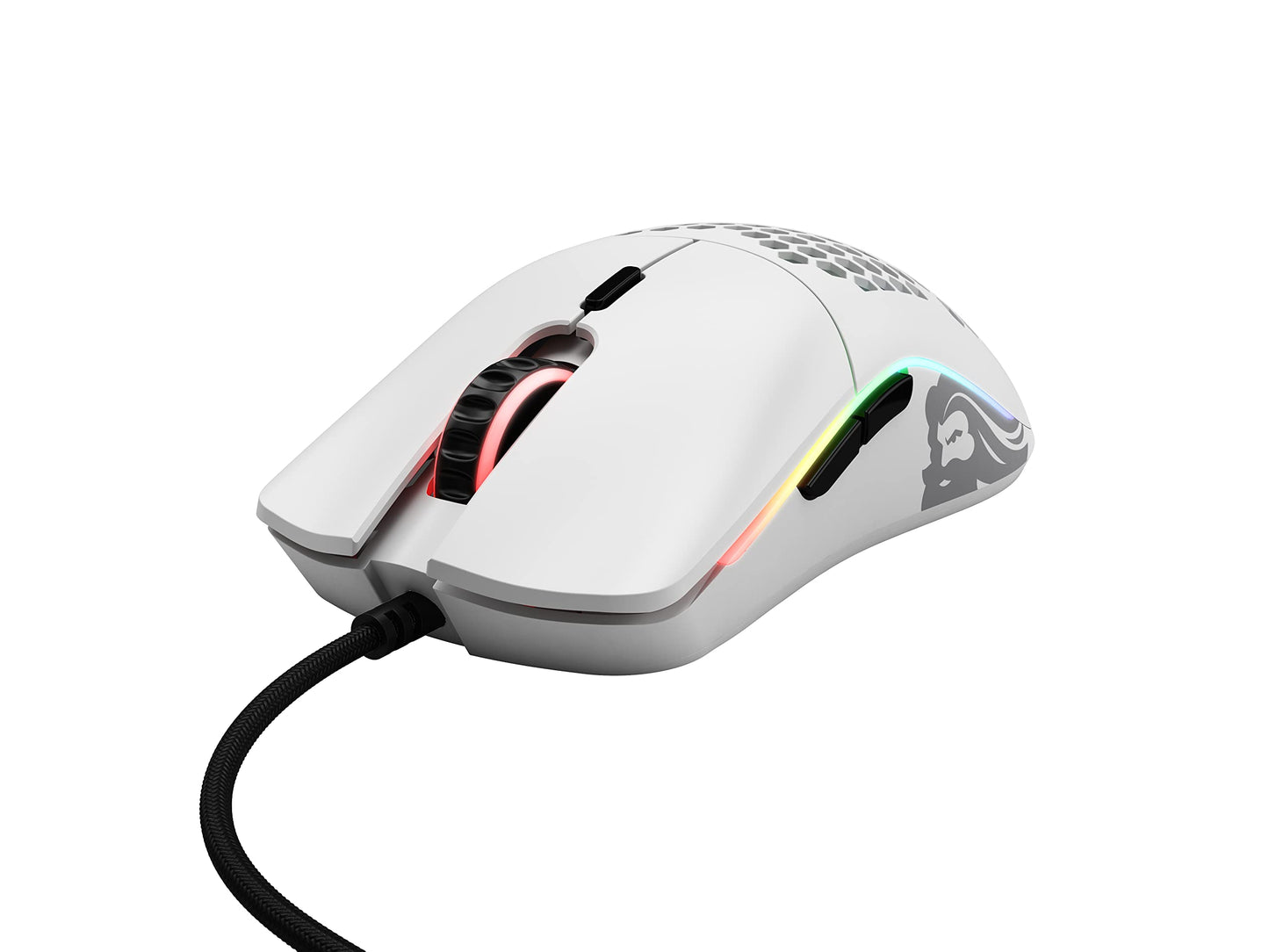 Glorious Mouse - Model O 67 g Superlight Honeycomb Mouse, Matte White Mouse