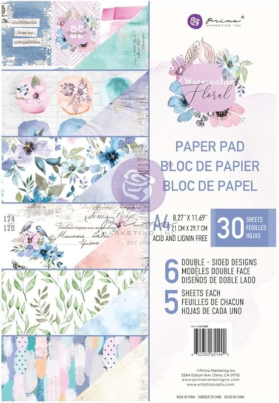 Watercolor Floral Paper