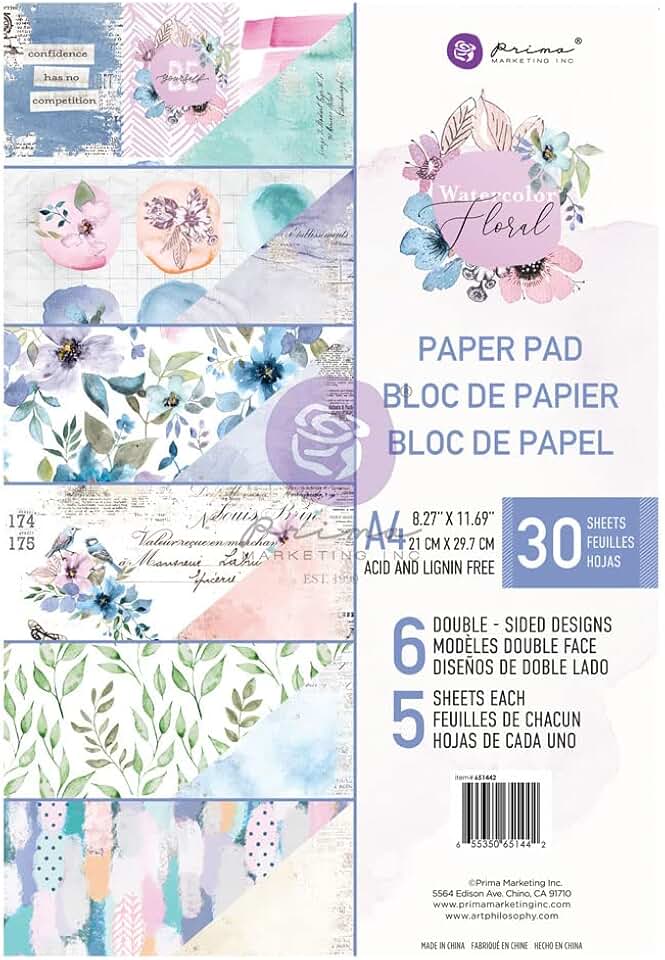 Watercolor Floral Paper
