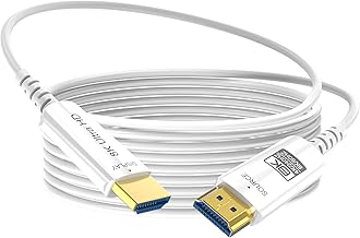 8K Fiber Optic HDMI Cable 130 FT, 48Gbps, Ultra High Speed
