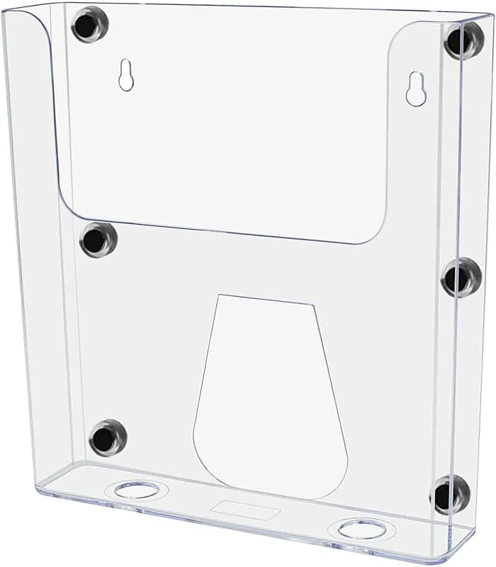 8.5-inch Metal Magazine Holder for Brochures and Documents