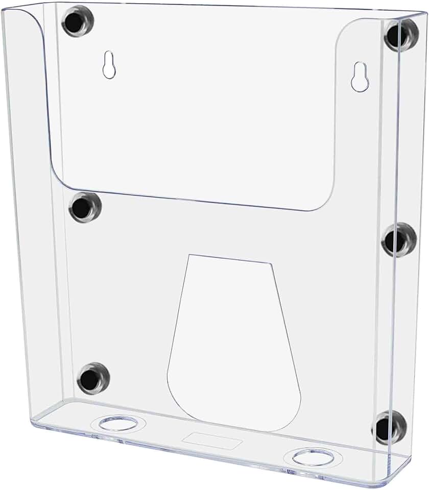 8.5-inch Metal Magazine Holder for Brochures and Documents