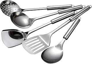 5-Piece Kitchen Utensil Set for Cooking and Serving