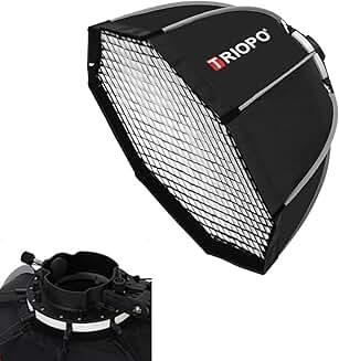 90cm Octagon Softbox with Honeycomb Grid