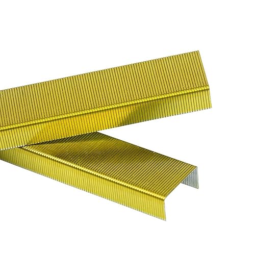 Colorful Golden Yellow Staples, 5000 per box