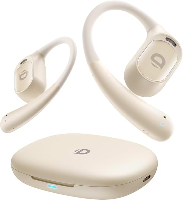 Wireless Open Ear Headphones with Touch Control and Long Battery