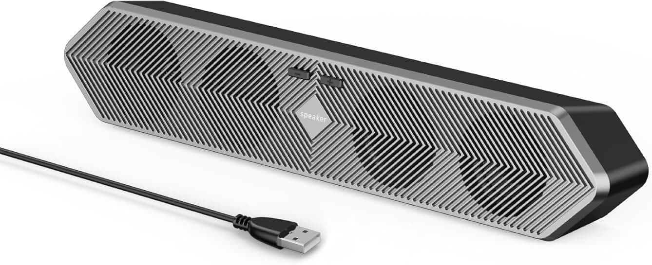 Wired USB Bluetooth Computer Speakers with Stereo Sound