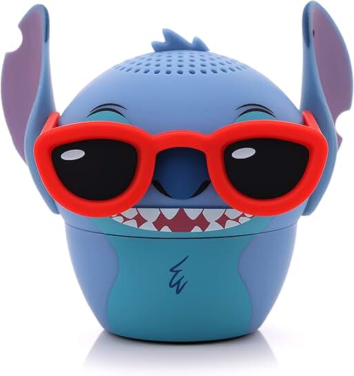 Multicolor Bluetooth Speaker with Stitch and Sunglasses