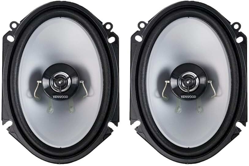 Pair of 6x8 2-Way Car Stereo Speakers, 250 Watt