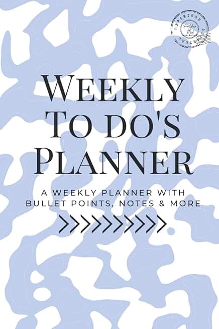Weekly To Do Planner for Organization and Success