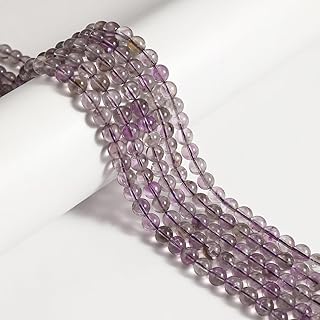 60pcs 6mm Natural Bolivian Amethyst Beads for Jewelry Making