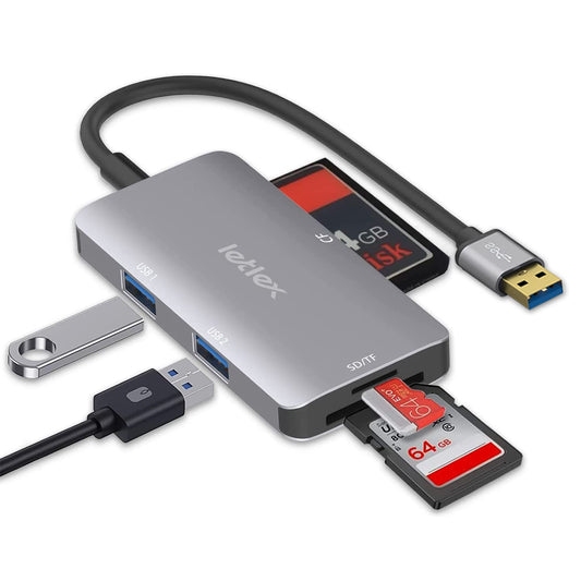 Multi Card Reader Hub with USB 3.0 Ports
