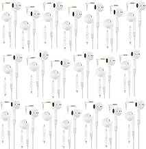 20 Pack Wired Earbuds with Microphone and Noise Isolation