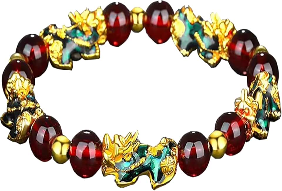 Color-Changing Obsidian Feng Shui Bracelet with Proverbs