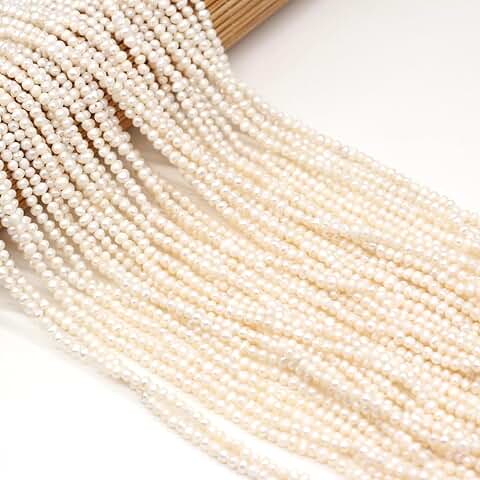 Mini Potato-Shaped Freshwater Pearl Beads for Jewelry Making