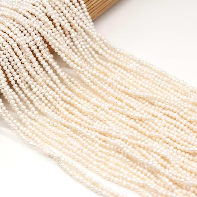 Mini Potato-Shaped Freshwater Pearl Beads for Jewelry Making