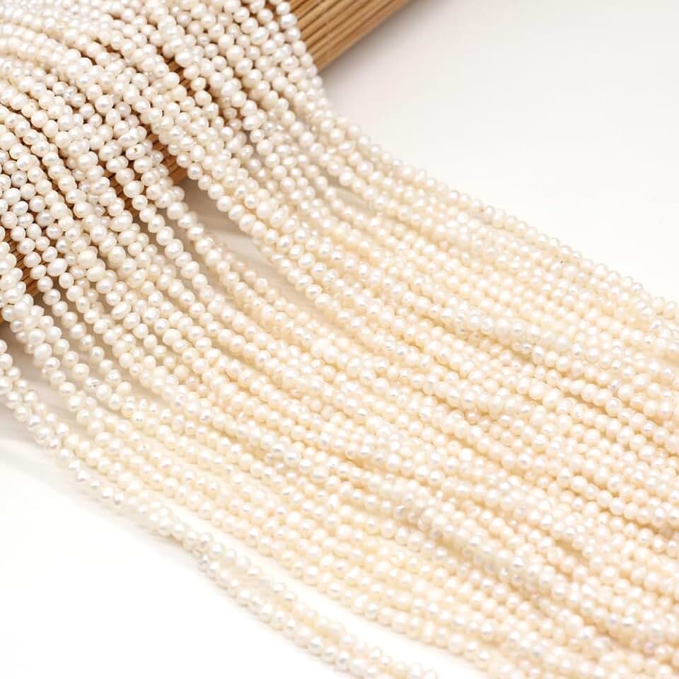 Mini Potato-Shaped Freshwater Pearl Beads for Jewelry Making