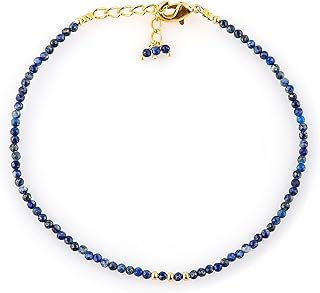 Natural Gemstone Beaded Dainty Bracelet