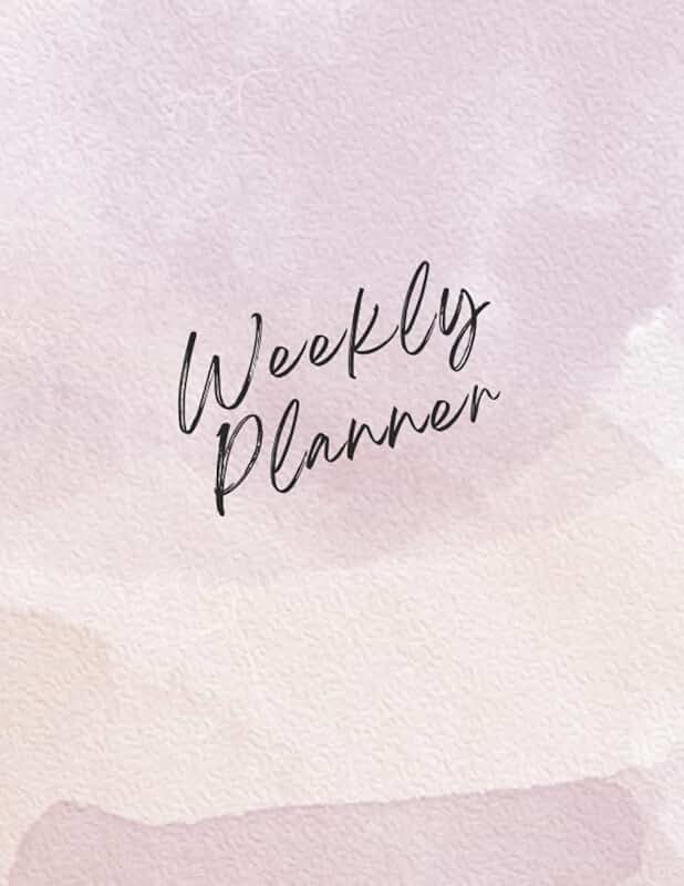 52-Week Planner for Scheduling and Organization
