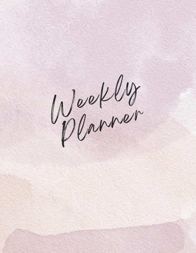 52-Week Planner for Scheduling and Organization