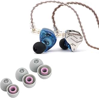 In-Ear Monitor with 5 Drivers and Ear Tips