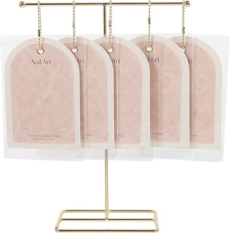 Nail Art Display Cards with Stand for Manicure Tips