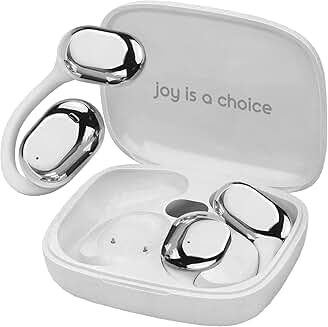 Wireless Open Ear Headphones with Microphone and LCD Display