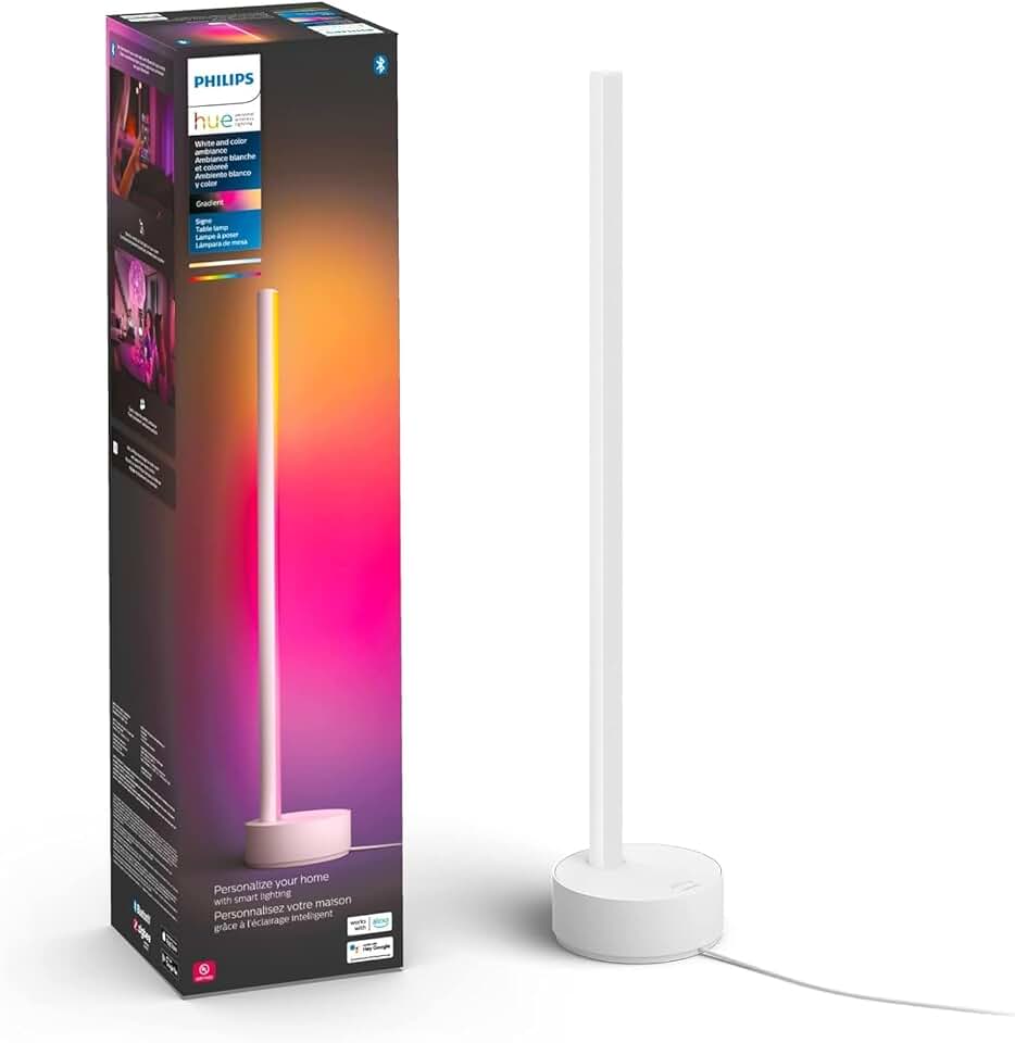 White Color-Changing Smart Table Lamp