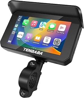 Wireless 5" Waterproof Motorcycle GPS with CarPlay and Android Auto