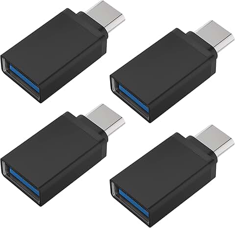 USB C to USB 3.0 Adapter 4 Pack