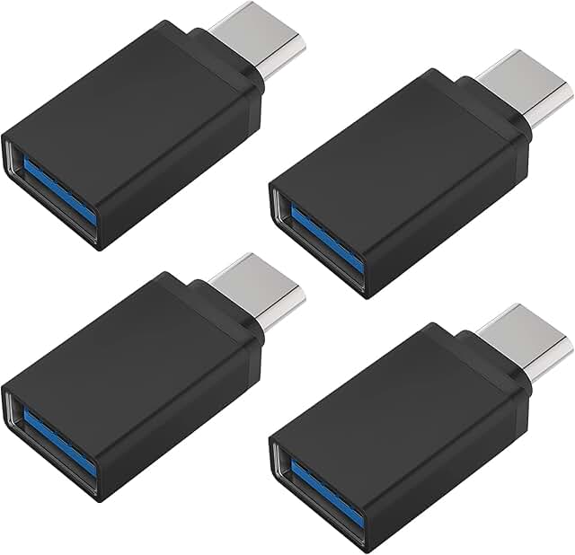 USB C to USB 3.0 Adapter 4 Pack