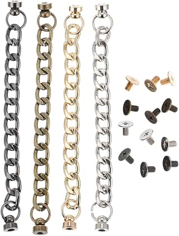 4-Pack Short Phone Charm Chains and Hand Straps