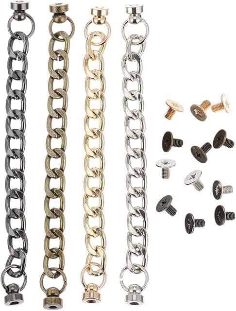 4-Pack Short Phone Charm Chains and Hand Straps
