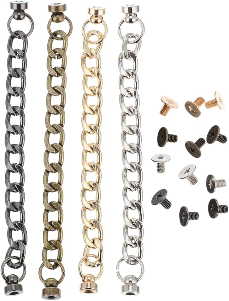 4-Pack Short Phone Charm Chains and Hand Straps