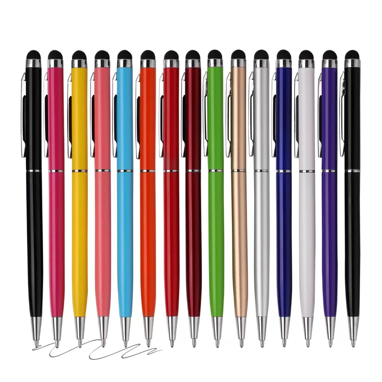 15 Pack Touch Screen Stylus and Ballpoint Pens
