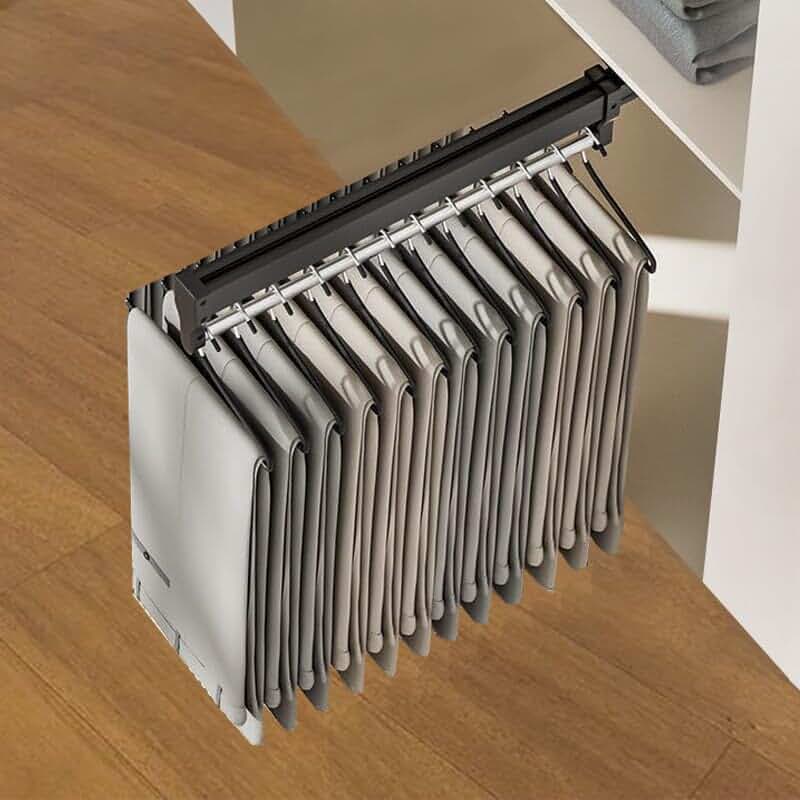 Adjustable Heavy Duty Steel Clothes Hanger Rail for Closet