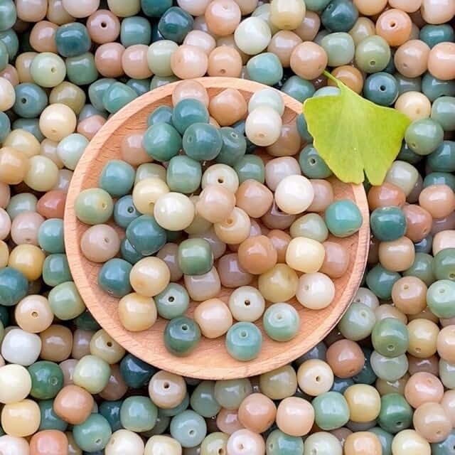 100 Beads for Jewelry Making, Bodhi Root Beads, Decorative Accessories