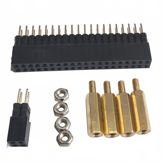 Set of 2 GPIO and PoE pin header height extenders